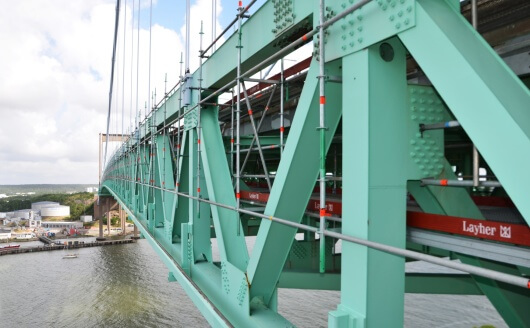 Älvsborgsbron infrastruktur ställning Scaffolding Projects