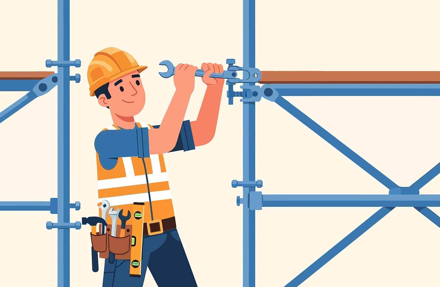 montering av ställning